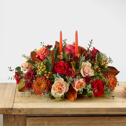 Gather Near Centerpiece –  Leekers Floral, Park City KS