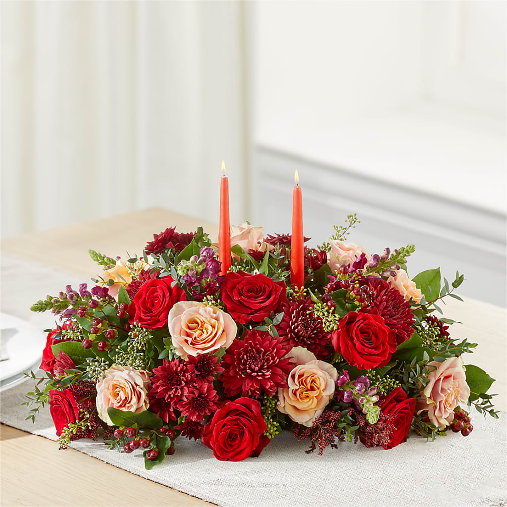 Most Thankful Centerpiece –  Leekers Floral, Park City KS