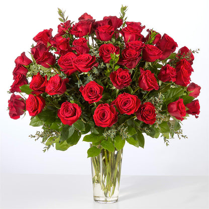 Forever Yours Fifty Stem Red Rose Bouquet –  Leekers Floral, Park City KS
