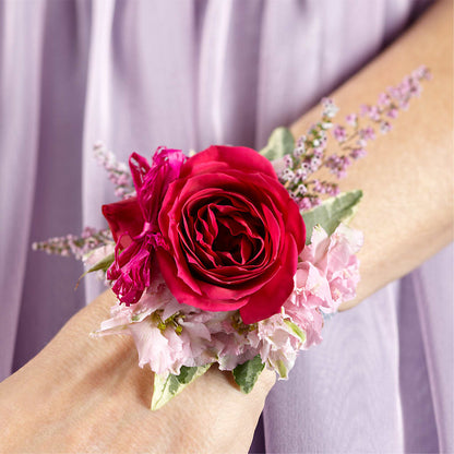 Rose Charm Corsage –  Leekers Floral, Park City KS