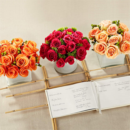 Dawn Rose Centerpiece –  Leekers Floral, Park City KS