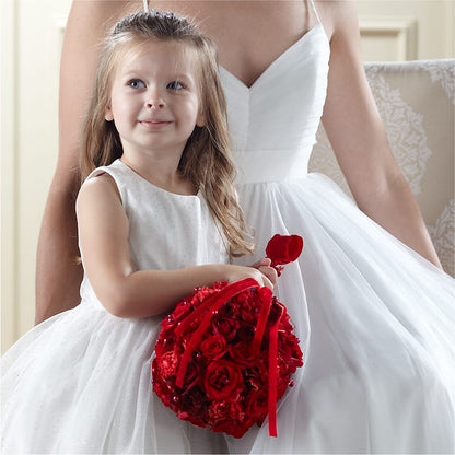 Pure at Heart Flower Girl Arrangement –  Leekers Floral, Park City KS