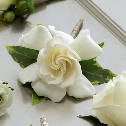Gardenia Boutonniere –  Leekers Floral, Park City KS
