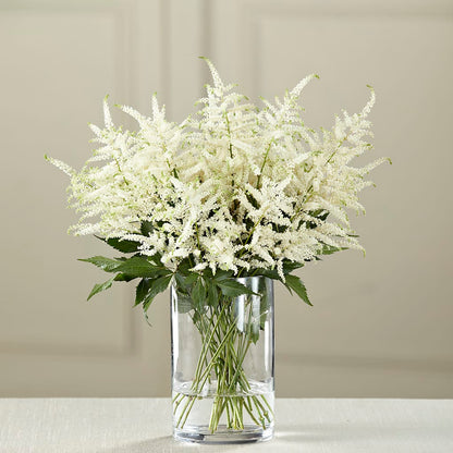 White Astilbe Bouquet –  Leekers Floral, Park City KS