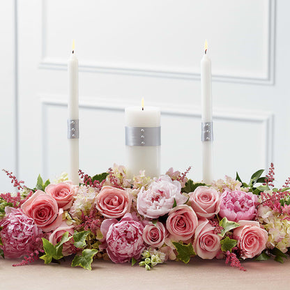 Worldwide Romance Unity Candle Arrangement –  Leekers Floral, Park City KS